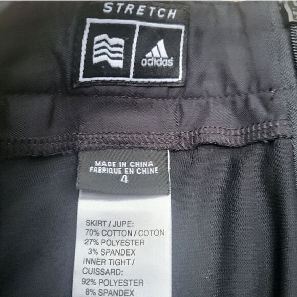 Adidas black skirt with great pockets size 4 - Picture 3 of 9